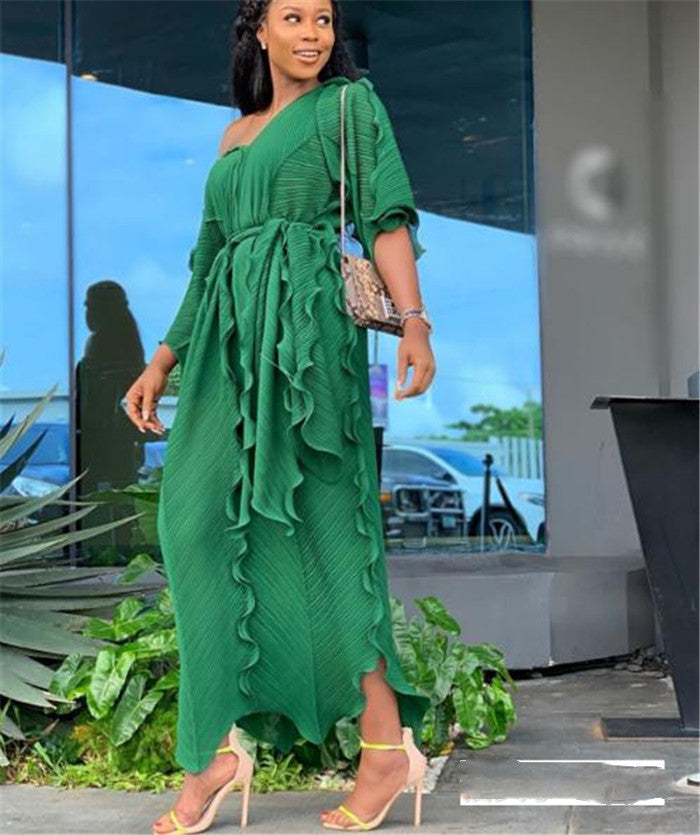 African Women Long Dress Fashion Women's Loose Dress Woman