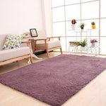 Living Room Rug Area Solid Carpet Fluffy Soft Home Decor White Plush Carpet Bedroom Carpet Kitchen Floor Mats White Rug Tapete