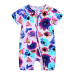 Baby Clothes Ins Summer Cotton Short-Sleeved Newborn Jumpsuit For Men And Women Baby Romper