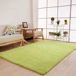 Living Room Rug Area Solid Carpet Fluffy Soft Home Decor White Plush Carpet Bedroom Carpet Kitchen Floor Mats White Rug Tapete