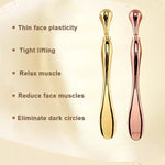 Eye Cream Stick Roller For Face Metal Spatula Puff Applicator Eye Cream Massager Facial Cream Massage Sticks Eye Metal Makeup Spatula Eye Wand 10cm