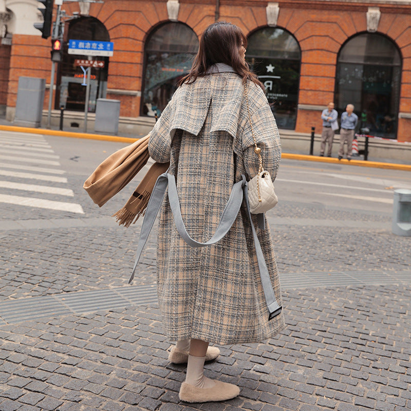 Autumn And Winter All Match Woolen Cloth Small Fragrant Thick Woolen Coat