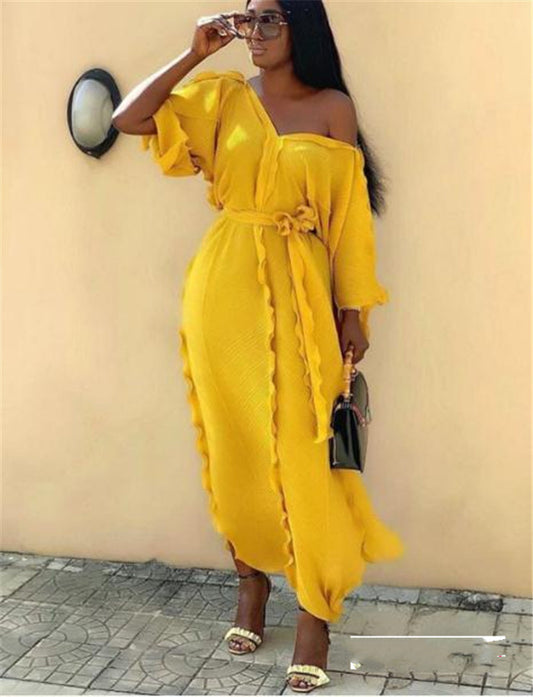 African Women Long Dress Fashion Women's Loose Dress Woman